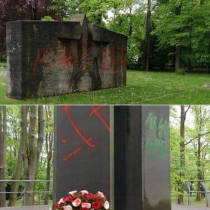 Нацисты осквернили советское воинское захоронение в Германии