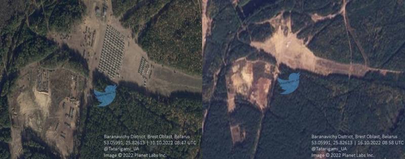 Спутниковые снимки Брестской области подтверждают формирование новых войсковых соединений