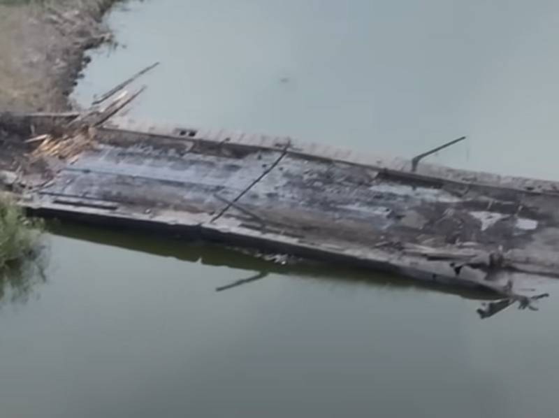 ВСУ навели понтонную переправу через реку Ингулец в Херсонской области
